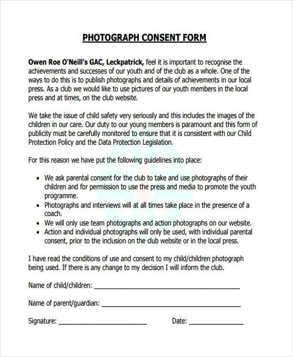 Walmart Minor Consent Form Consent Form