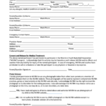 Youth Basketball Association Consent And Photo Release Form Printable